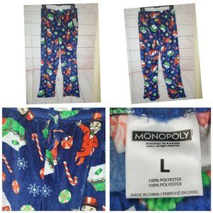 Monopoly Ladies Fleece Large Pajama Pants